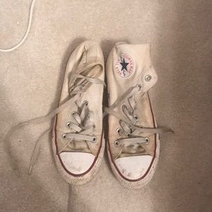High top converse - worn